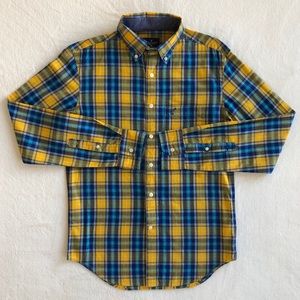 American Eagle Plaid Button-Down Shirt